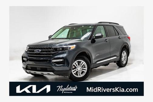 Stone Blue Metallic 2023 Ford Explorer XLT