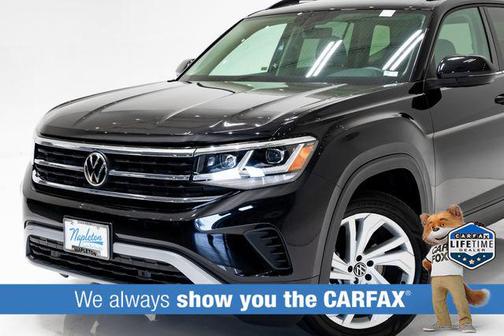 Deep Black 2023 Volkswagen Atlas 3.6L SE w/Technology