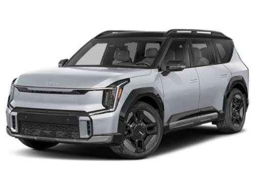 Wolf Gray/Ebony Black Roof 2026 Kia EV9 GT-Line