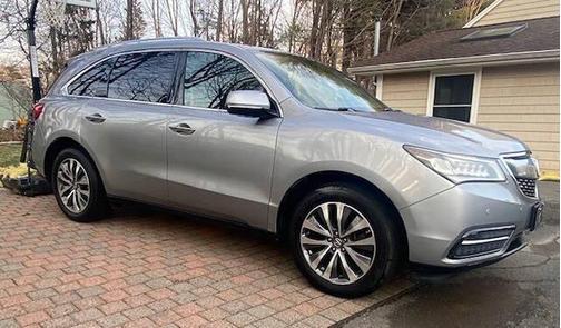 Lunar Silver Metallic 2016 Acura MDX SH-AWD