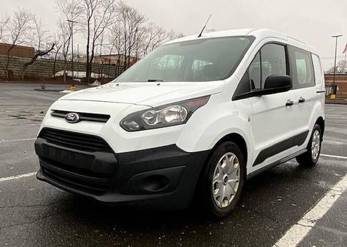 Frozen White 2015 Ford Transit Connect XL