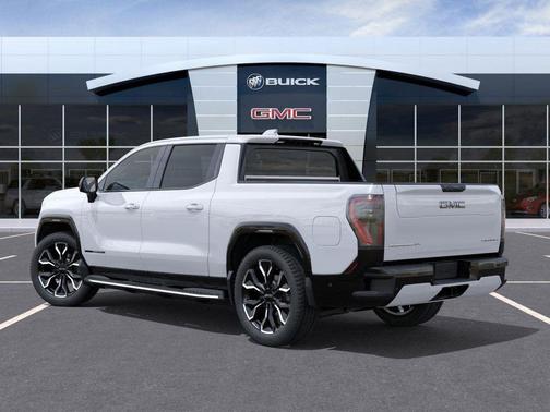 Summit White 2025 GMC Sierra EV Extended Range Denali