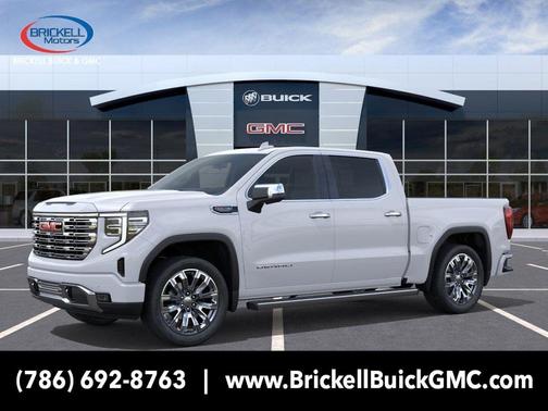 Glacier White Tricoat 2026 GMC Sierra 1500 Denali