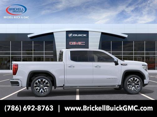 Glacier White Tricoat 2026 GMC Sierra 1500 Denali
