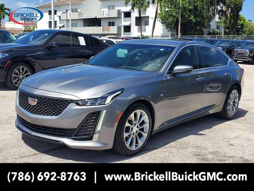 Satin Steel Metallic 2020 Cadillac CT5 Premium Luxury RWD