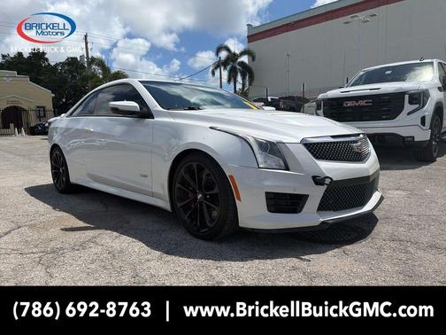 Crystal White Tricoat 2016 Cadillac ATS-V Base