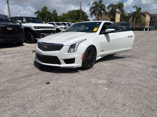 Crystal White Tricoat 2016 Cadillac ATS-V Base