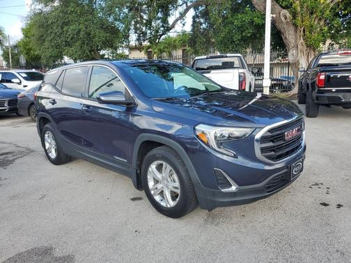 Blue Steel Metallic 2018 GMC Terrain SLE