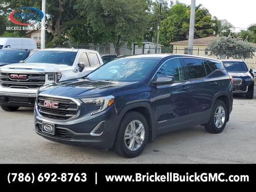 Blue Steel Metallic 2018 GMC Terrain SLE