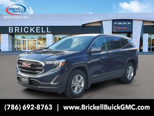 Blue Steel Metallic 2018 GMC Terrain SLE