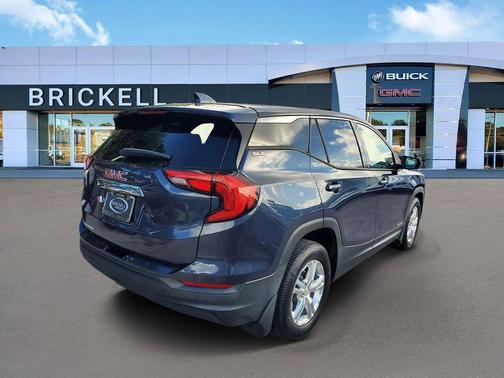 Blue Steel Metallic 2018 GMC Terrain SLE