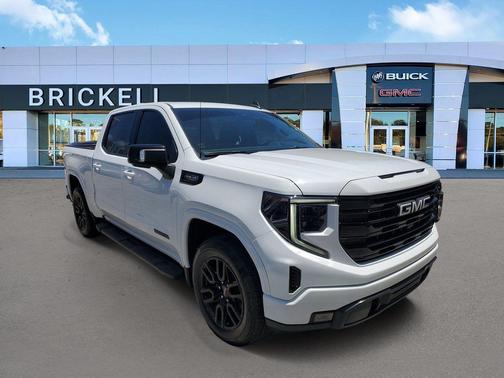 Summit White 2023 GMC Sierra 1500 Elevation