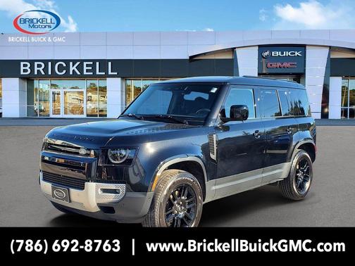 Santorini Black Metallic 2025 Land Rover Defender 110 P300
