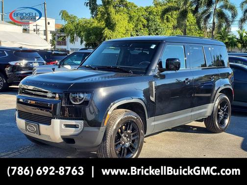 Santorini Black Metallic 2025 Land Rover Defender 110 P300