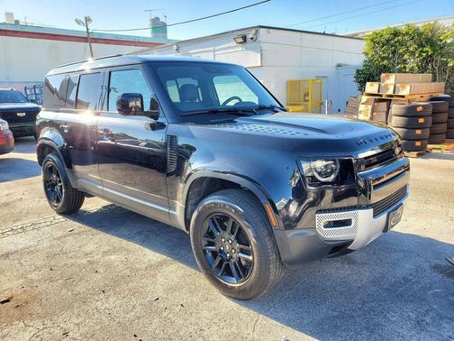 Santorini Black Metallic 2025 Land Rover Defender 110 P300