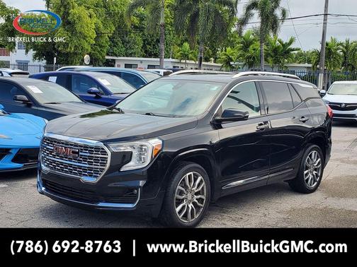 Ebony Twilight Metallic 2022 GMC Terrain Denali