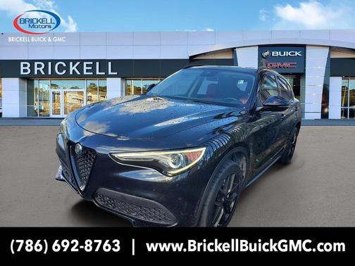 Vulcano Black Metallic 2021 Alfa Romeo Stelvio Base