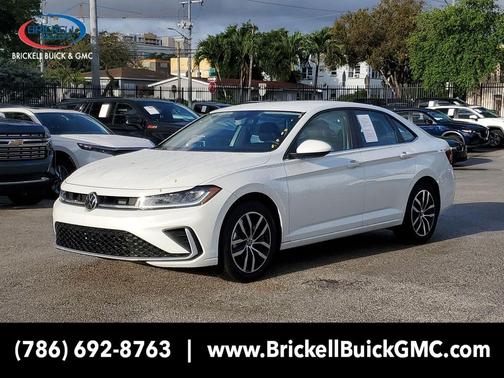 Opal White 2025 Volkswagen Jetta 1.5T SE