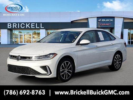 Opal White 2025 Volkswagen Jetta 1.5T SE