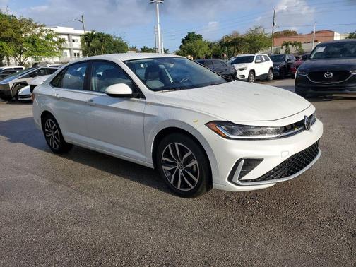 Opal White 2025 Volkswagen Jetta 1.5T SE