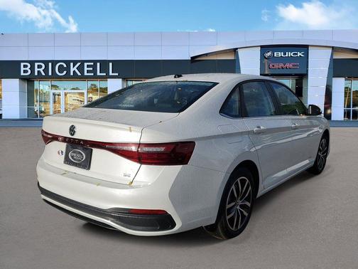 Opal White 2025 Volkswagen Jetta 1.5T SE