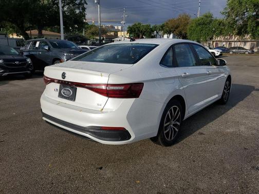 Opal White 2025 Volkswagen Jetta 1.5T SE