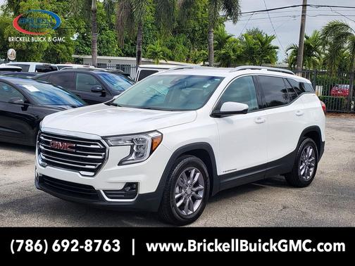 Summit White 2023 GMC Terrain SLT