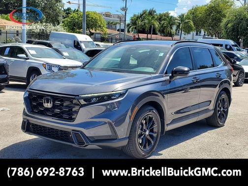 Canyon River Blue Metallic 2024 Honda CR-V Hybrid Sport FWD