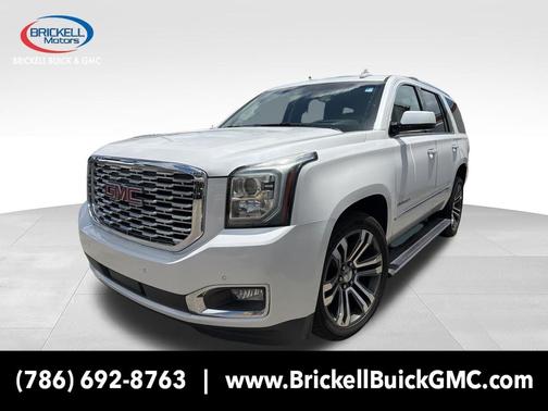 White Frost Tricoat 2020 GMC Yukon Denali