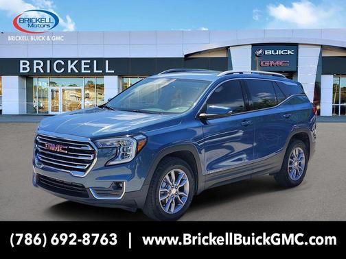 Downpour Metallic 2024 GMC Terrain SLT