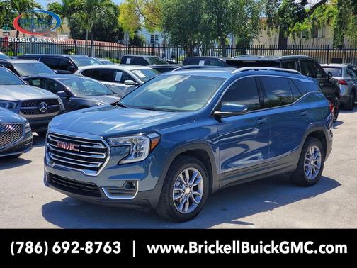 Downpour Metallic 2024 GMC Terrain SLT