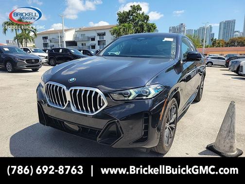 Carbon Black Metallic 2025 BMW X6 xDrive40i