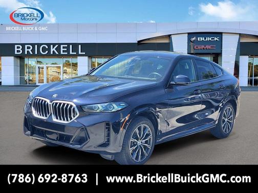 Carbon Black Metallic 2025 BMW X6 xDrive40i