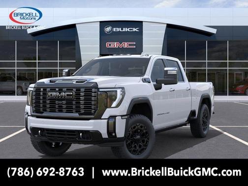 Glacier White Tricoat 2026 GMC Sierra 3500 Denali