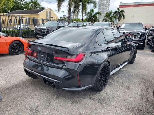 Black Sapphire Metallic 2022 BMW M3 Competition xDrive