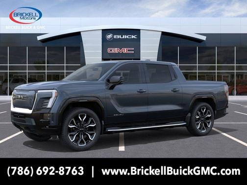 Deep Ocean Metallic 2025 GMC Sierra EV Extended Range Denali