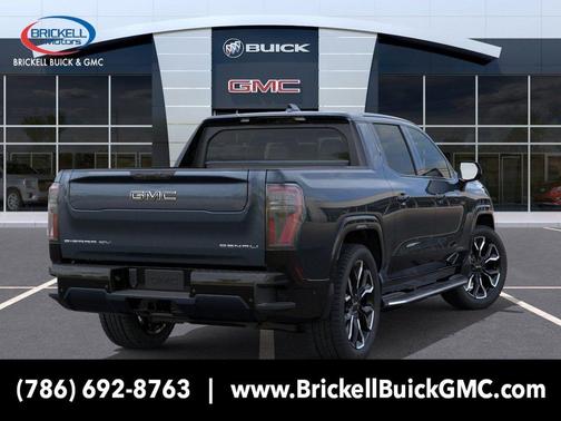 Deep Ocean Metallic 2025 GMC Sierra EV Extended Range Denali