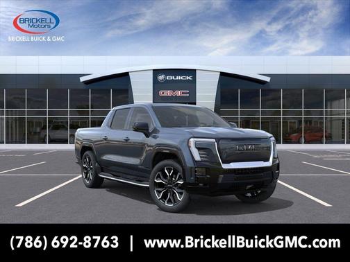 Deep Ocean Metallic 2025 GMC Sierra EV Extended Range Denali