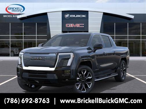 Deep Ocean Metallic 2025 GMC Sierra EV Extended Range Denali