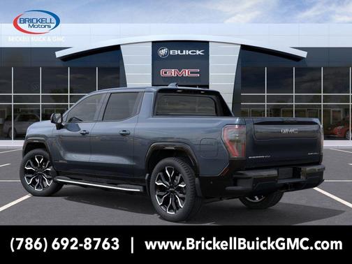 Deep Ocean Metallic 2025 GMC Sierra EV Extended Range Denali