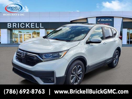 Platinum White Pearl 2021 Honda CR-V 2WD EX