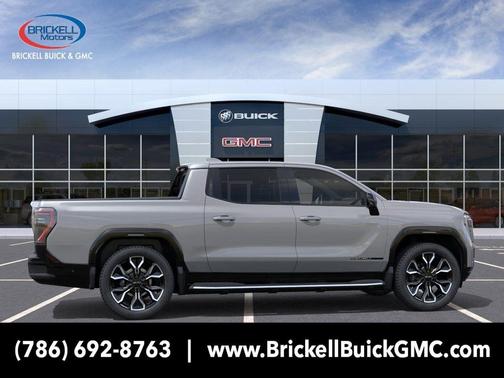 Thunderstorm Gray 2026 GMC Sierra EV Max Range Denali