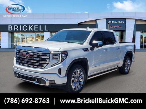 White Frost Tricoat 2023 GMC Sierra 1500 Denali
