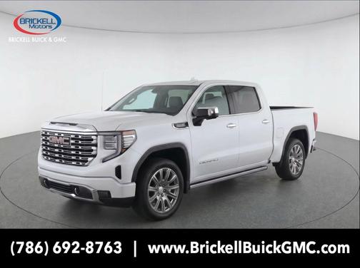 White Frost Tricoat 2023 GMC Sierra 1500 Denali