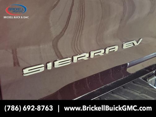 Dark Ember Tintcoat 2025 GMC Sierra EV Max Range Denali
