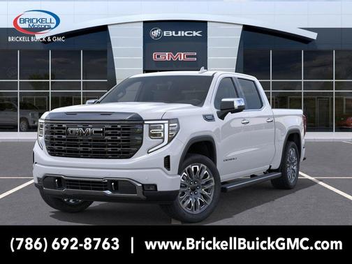 Glacier White Tricoat 2026 GMC Sierra 1500 Denali Ultimate