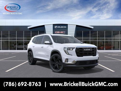 Glacier White Tricoat 2026 GMC Acadia Elevation FWD
