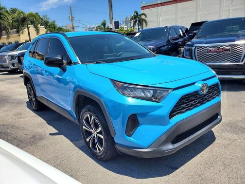 Blue Flame 2019 Toyota RAV4 LE