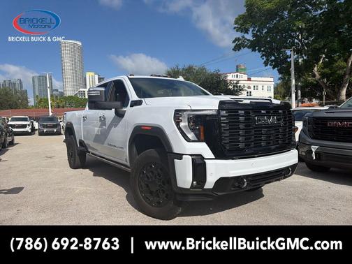 Glacier White Tricoat 2026 GMC Sierra 3500 Denali