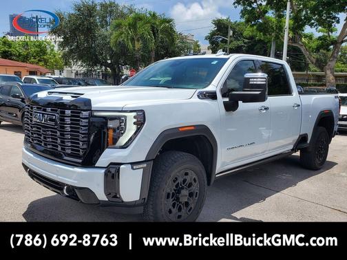 Glacier White Tricoat 2026 GMC Sierra 3500 Denali